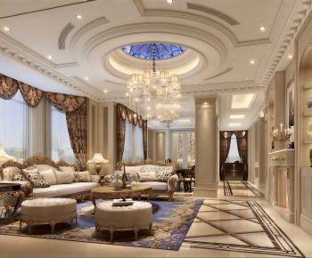 European Style A Living Room-ID:966337921