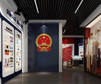 Modern Exhibition Hall-ID:163140315