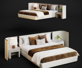 Modern Double Bed-ID:442955022
