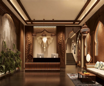 Southeast Asian Style Lobby Hall-ID:395036943