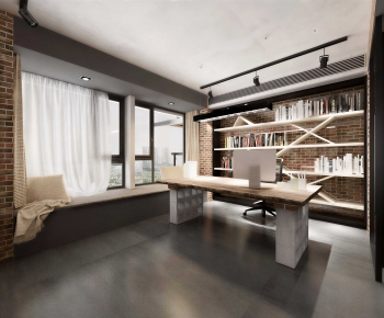 Industrial Style Study Space-ID:350491059