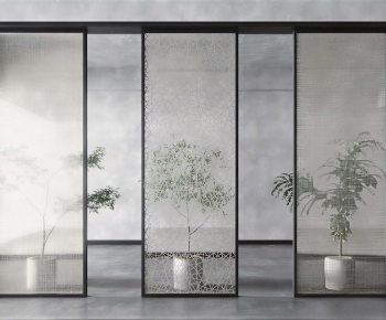Modern Glass Screen Partition-ID:353848993