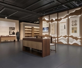 Modern Exhibition Hall-ID:339999916