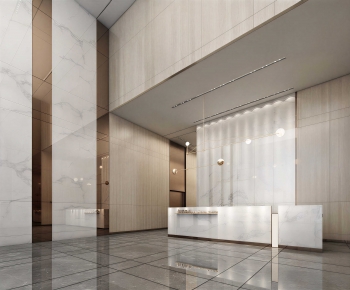 Modern Office Reception Desk-ID:615639773