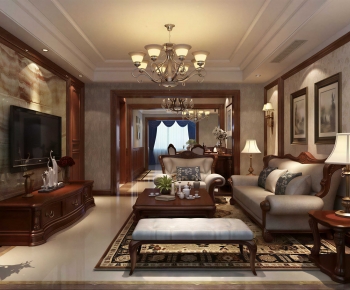 American Style A Living Room-ID:504031295