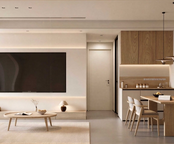 Modern A Living Room-ID:591700158