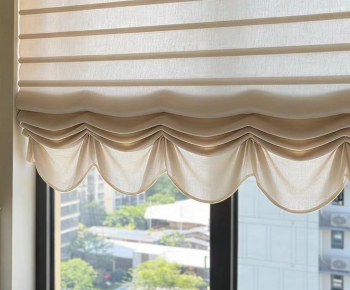 New Chinese Style Roman Curtain-ID:984713086