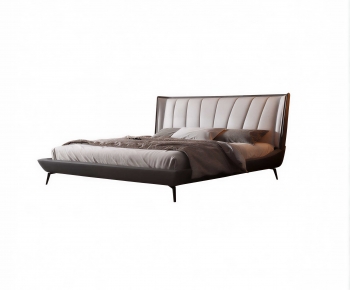 Modern Double Bed-ID:961215976