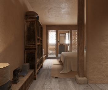 Wabi-sabi Style Guest Room-ID:437283042