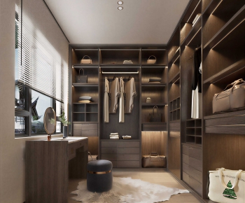 Modern Clothes Storage Area-ID:883908037