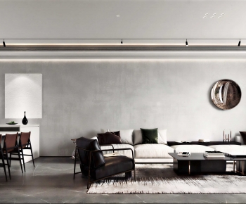 Modern A Living Room-ID:651957049