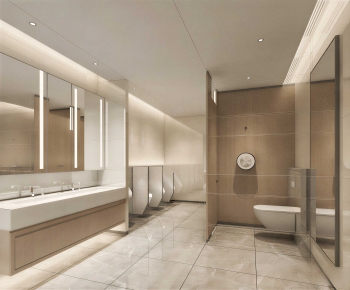Modern Public Toilet-ID:729860076