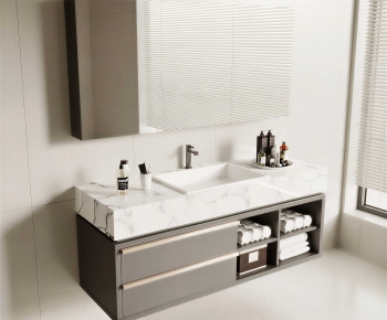 Modern Bathroom Cabinet-ID:133147004
