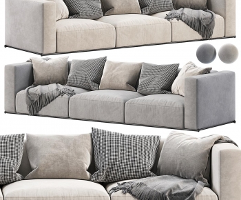 Modern Three-seat Sofa-ID:846642027