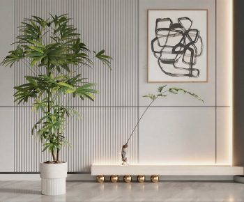 Modern Ground Green Plant Potted Plants-ID:111091132