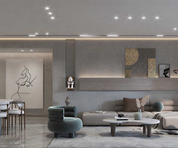 Modern A Living Room-ID:572863104