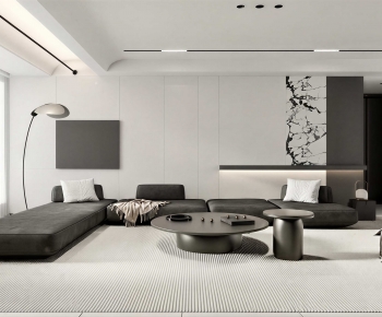 Modern A Living Room-ID:516459959