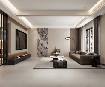 Modern A Living Room-ID:753750891