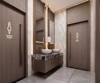 Modern Public Toilet-ID:607852948