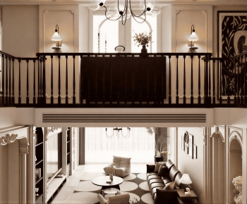 French Style A Living Room-ID:137866979