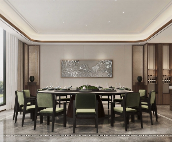 New Chinese Style Dining Room-ID:520714045