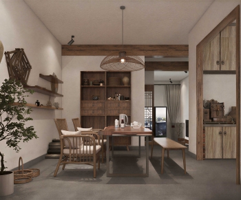 New Chinese Style Dining Room-ID:261629109