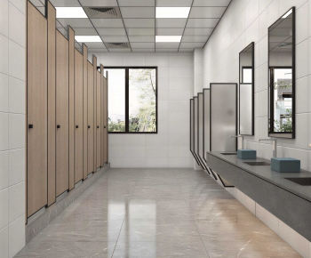 Modern Public Toilet-ID:670499873
