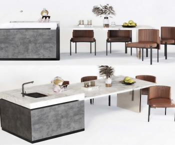 Modern Dining Table And Chairs-ID:826368098