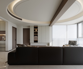 Modern A Living Room-ID:605186943
