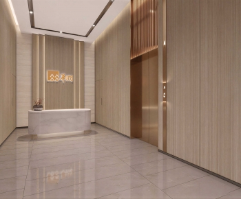 Modern Office Reception Desk-ID:902800673