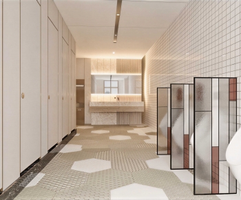 Modern Public Toilet-ID:704463964