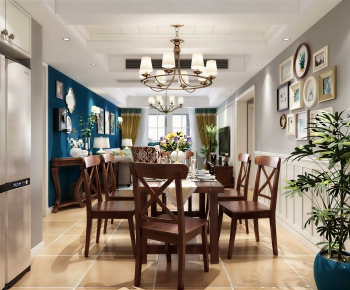 American Style Dining Room-ID:438525922