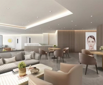 Modern Office Reception Desk-ID:455872065