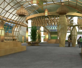 Modern Exhibition Hall-ID:883528958
