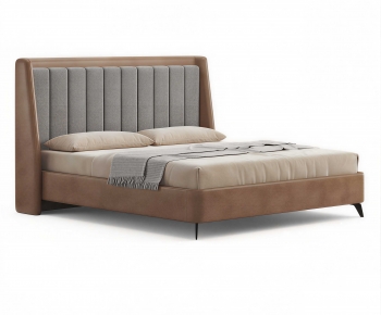 Modern Double Bed-ID:204251059