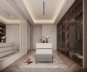 Modern Clothes Storage Area-ID:523905999