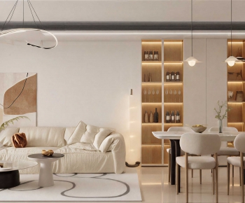 Modern A Living Room-ID:297157053