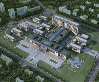 Modern Architectural Bird's-eye View Planning-ID:113849612