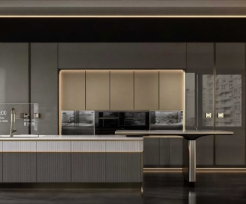 Modern Open Kitchen-ID:742187981