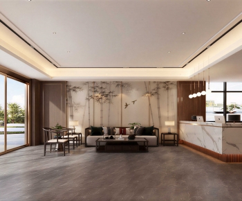 New Chinese Style Lobby Hall-ID:968585019