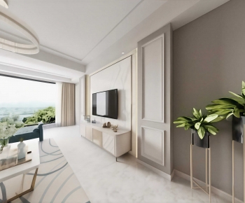 Modern A Living Room-ID:124206072