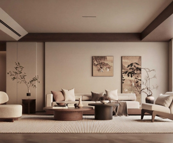 Modern A Living Room-ID:873840098