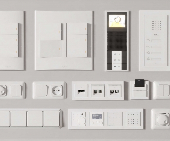 Modern Switch Socket Panel-ID:640328885