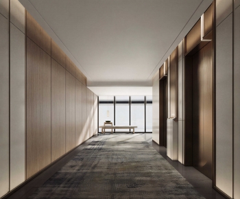 Modern Office Elevator Hall-ID:196744921