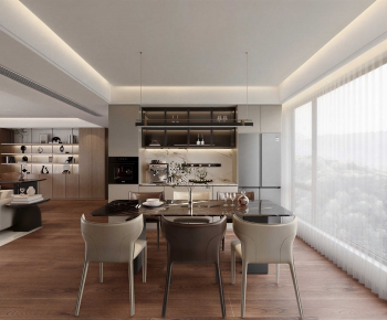 Modern Dining Room-ID:811645035