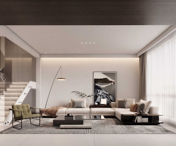 Modern A Living Room-ID:994995128