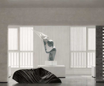 Modern Exhibition Hall-ID:527729032