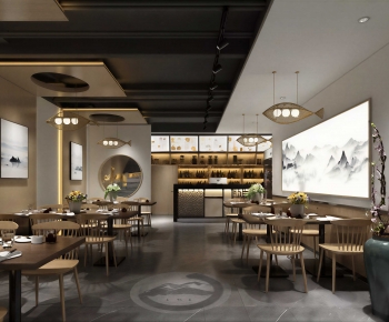 New Chinese Style Dining Room-ID:818639046