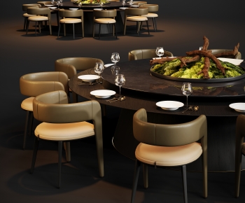 New Chinese Style Dining Table And Chairs-ID:957305913