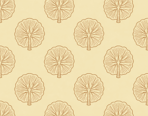 ModernAnimal And Plant Pattern Wallpaper